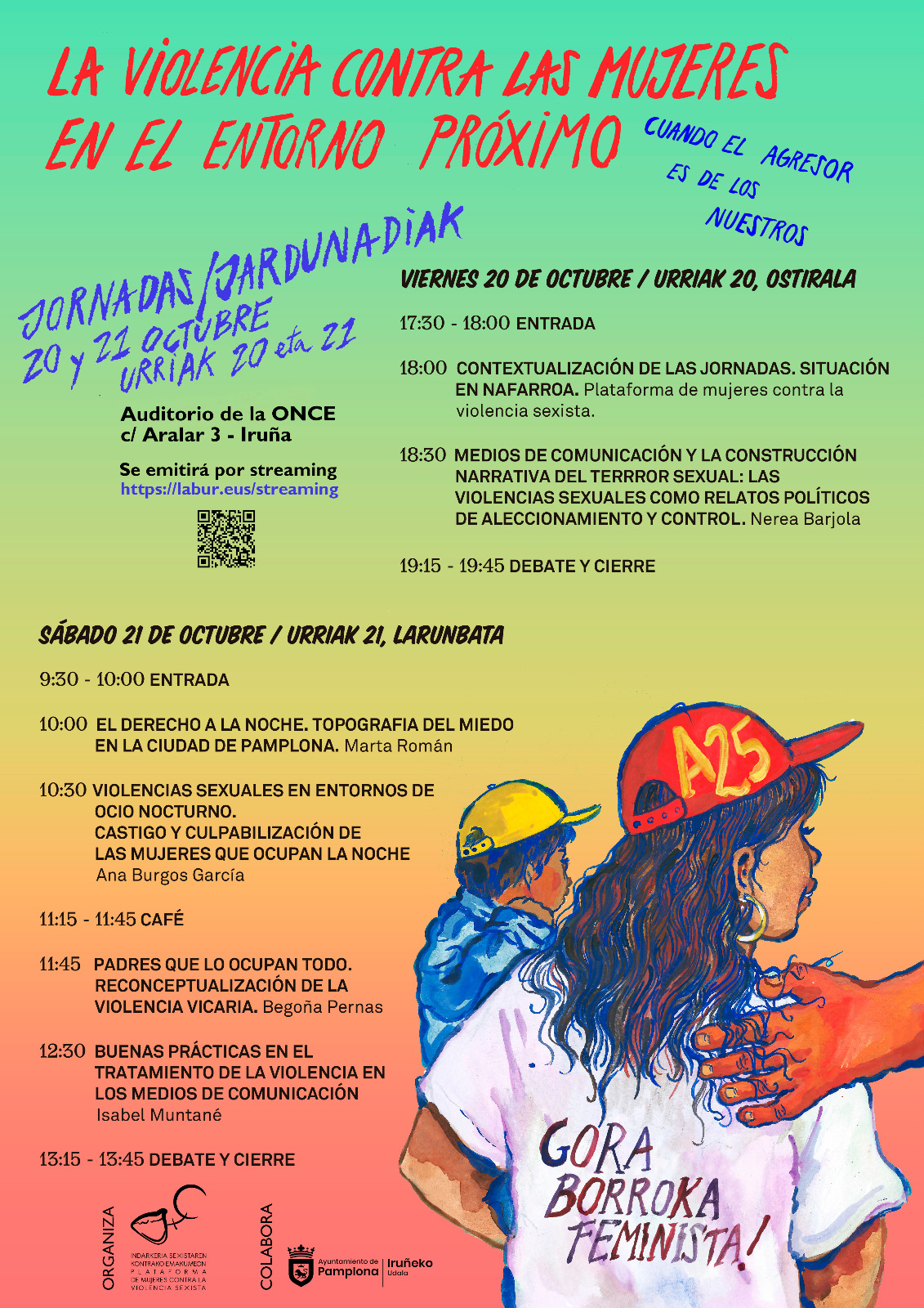 Jornada "La violencia contra las mujeres en el entorno próximo. Cuando el agresor es de los nuestros"// Pamplona / Iruña