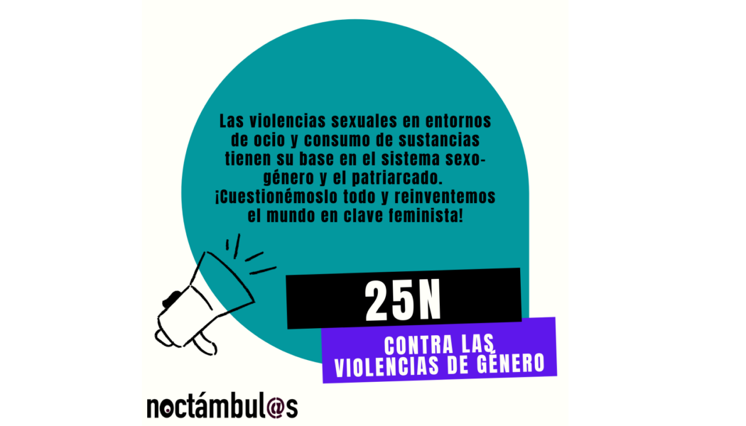 25N Contra las violencias de género: Agenda Noctámbul@s