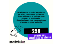 25N Contra las violencias de género: Agenda Noctámbul@s