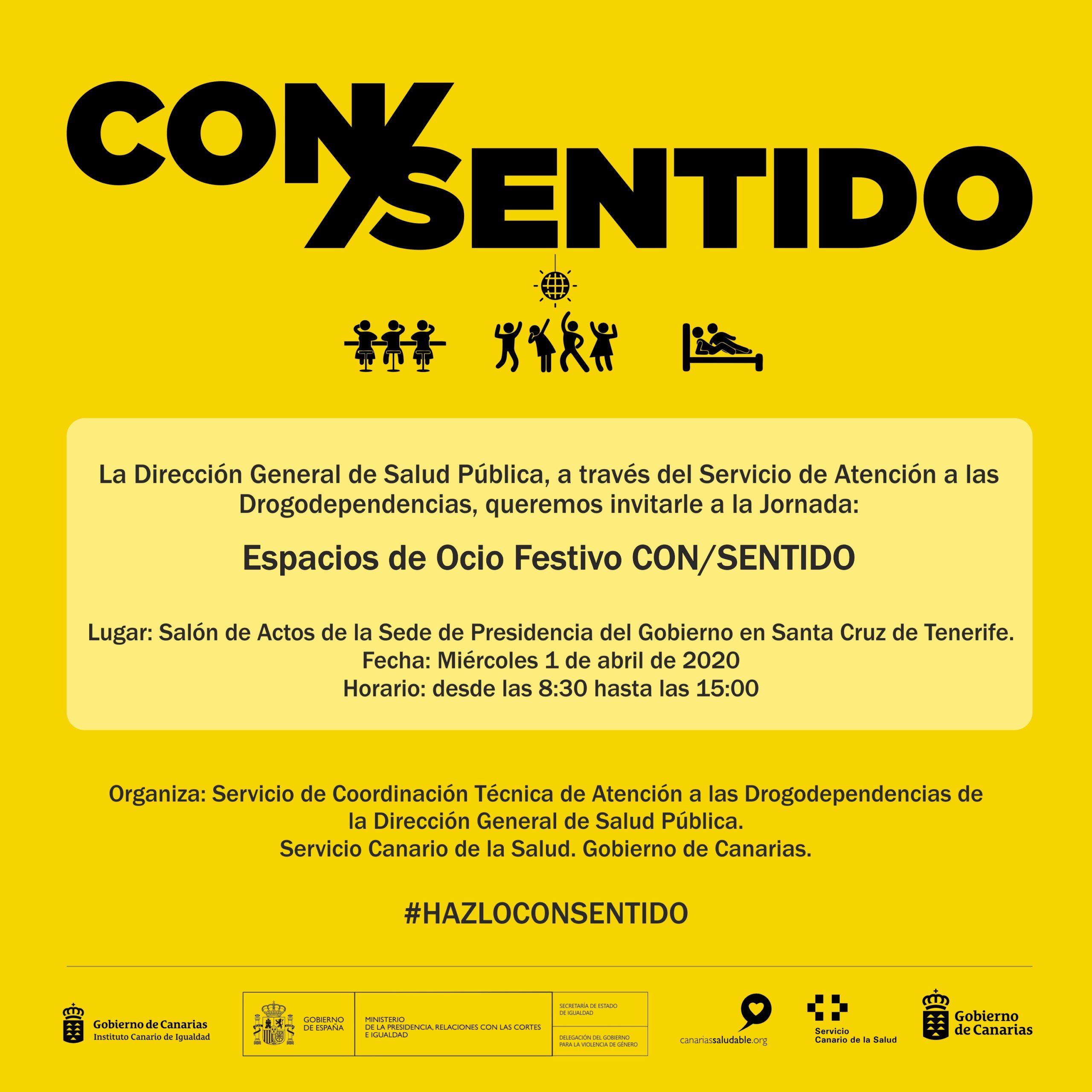 Jornada "Espacios de Ocio Festivo CON/SENTIDO" - Tenerife