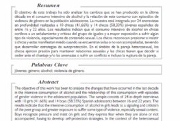 Ruiz Repullo, Carmen et Al: Violencia de género y abuso de alcohol en contextos recreativos