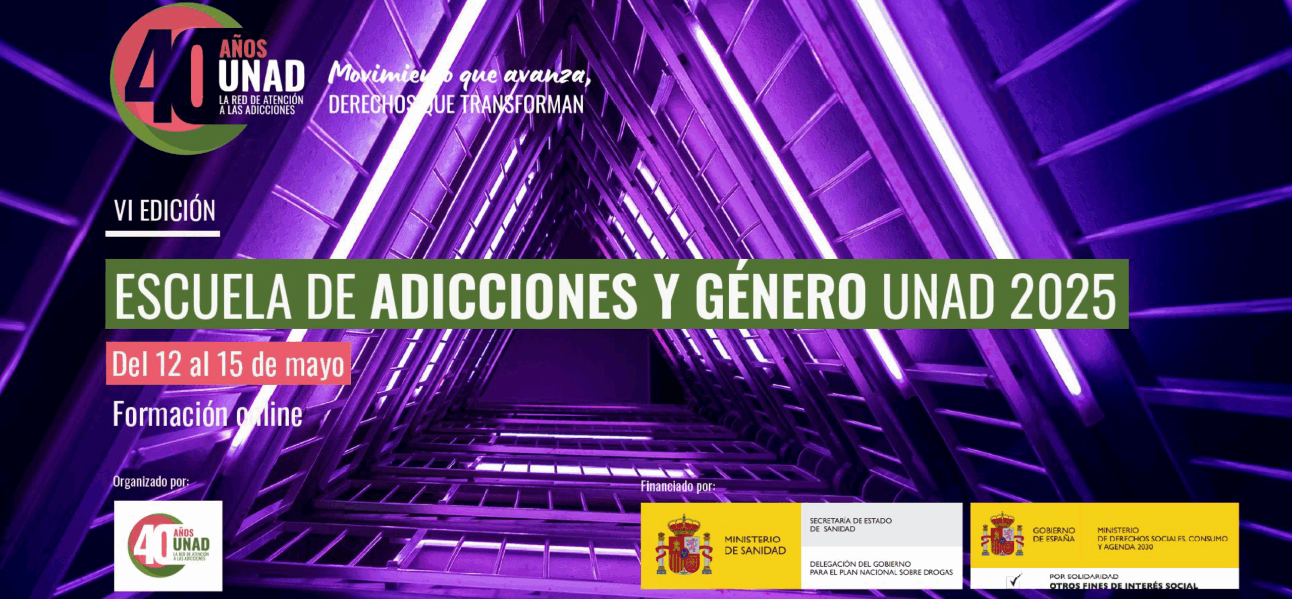 VI Escuela de Adicciones y Género de UNAD // Online
