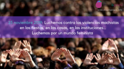 25N: Contra las violencias machistas, por un mundo feminista