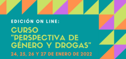 Nueva edición del Curso “Perspectiva de género y drogas” – on line