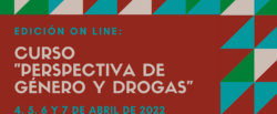 Nueva edición del Curso “Perspectiva de género y drogas” – on line