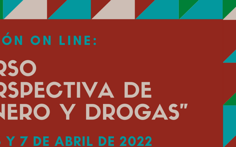 Nueva edición del Curso “Perspectiva de género y drogas” – on line