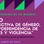 Nueva edición del Curso “Perspectiva de género, abuso / dependencia de drogas y violencia” // Madrid