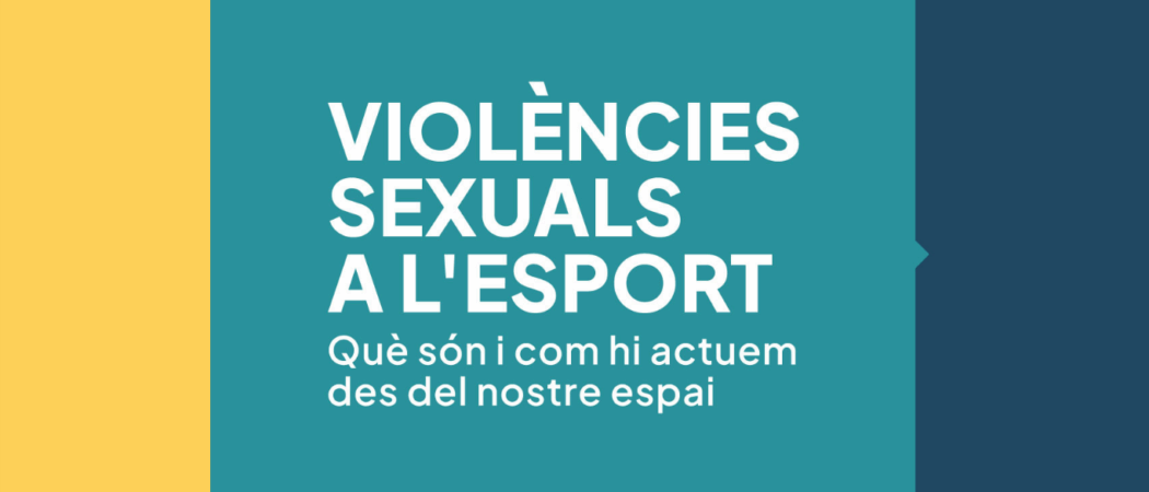 Nou material: Pòster de violències sexuals a l’esport (CAT)