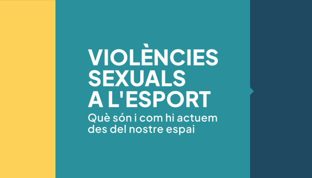Nou material: Pòster de violències sexuals a l’esport (CAT)