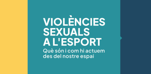 Nou material: Pòster de violències sexuals a l’esport (CAT)