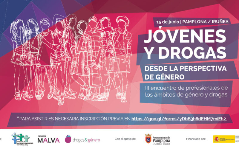 Jornada: «Jóvenes y drogas desde la perspectiva de género». 15 de junio, Pamplona
