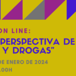 Nueva edición del Curso “Perspectiva de género y drogas” // on line