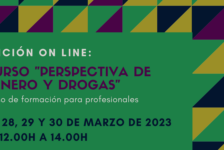 Nueva edición del Curso “Perspectiva de género y drogas” – on line