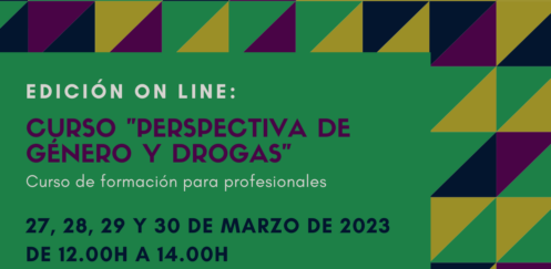 Nueva edición del Curso “Perspectiva de género y drogas” – on line