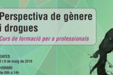 Curs «Perspectiva de gènere i drogues» – 8 i 9 maig 2018, Barcelona