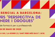Nova edició del Curs “Perspectiva de gènere i drogues” – Barcelona, 26 i 28 de maig