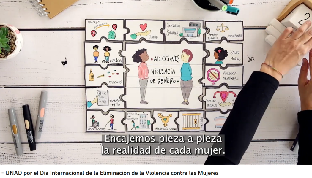 UNAD lanza la campaña ‘Pieza a pieza’ para reclamar una atención integral y centrada en la persona para las mujeres con adicciones víctimas de violencia de género