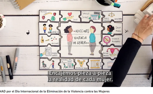 UNAD lanza la campaña ‘Pieza a pieza’ para reclamar una atención integral y centrada en la persona para las mujeres con adicciones víctimas de violencia de género