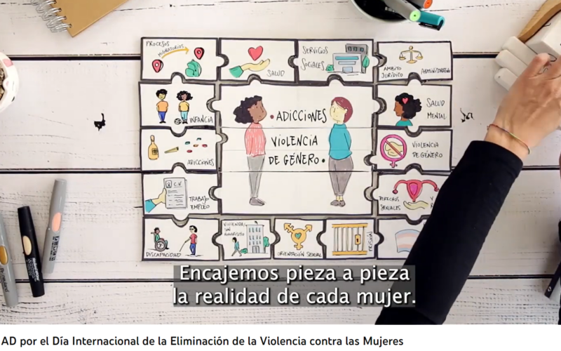 UNAD lanza la campaña ‘Pieza a pieza’ para reclamar una atención integral y centrada en la persona para las mujeres con adicciones víctimas de violencia de género