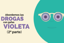 Vídeo «Abordemos las drogas con gafas violeta» (Parte 2: Violencia de género y uso de sustancias)