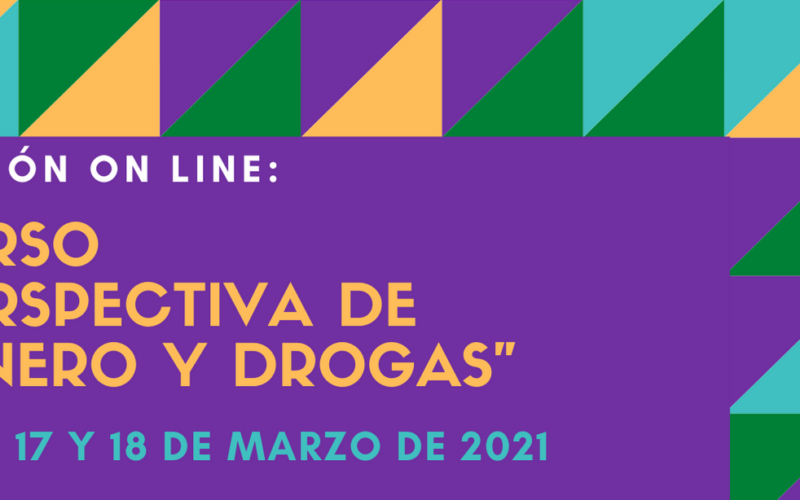 Nueva edición del Curso “Perspectiva de género y drogas” – on line