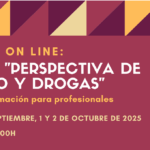 Nueva edición del Curso “Perspectiva de género y drogas" // Online