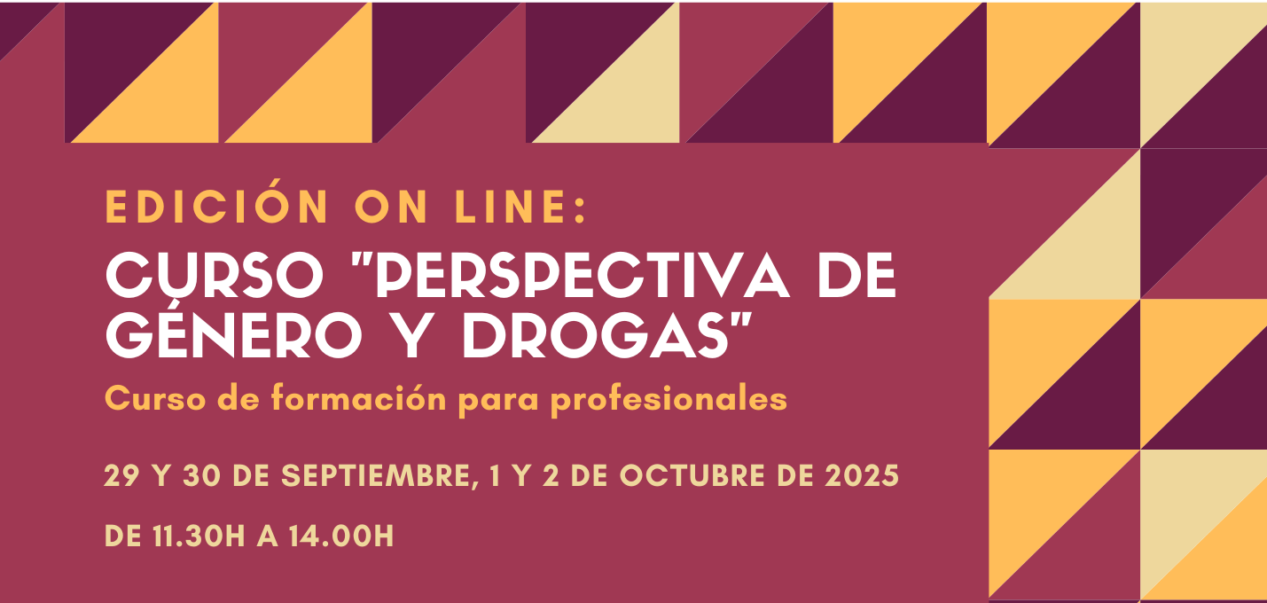 Nueva edición del Curso “Perspectiva de género y drogas" // Online