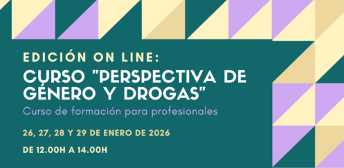 Nueva edición del Curso “Perspectiva de género y drogas” – online – 26 a 29 de enero 2026