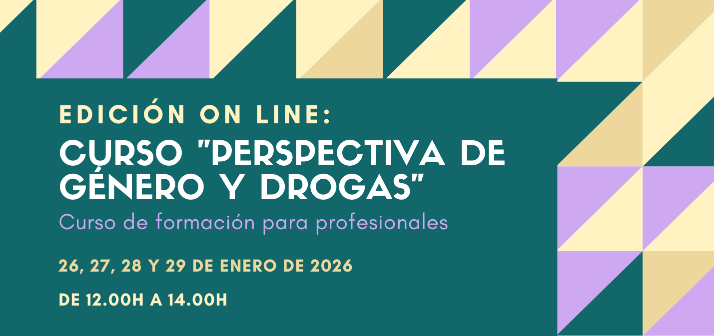 Curso “Perspectiva de género y drogas" // Online