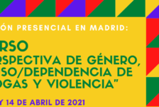 Nueva edición del Curso “Perspectiva de género, abuso / dependencia de drogas y violencia” – Presencial en Madrid