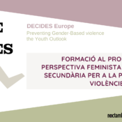 Formació per a professorat de secundària per a la prevenció de violències de gènere (projecte DECIDES)