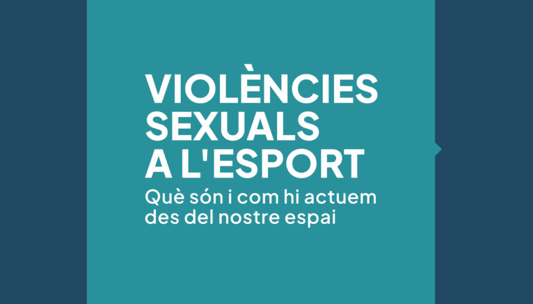Nou material: Pòster de violències sexuals a l’esport (CAT)