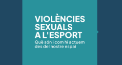 Nou material: Pòster de violències sexuals a l’esport (CAT)