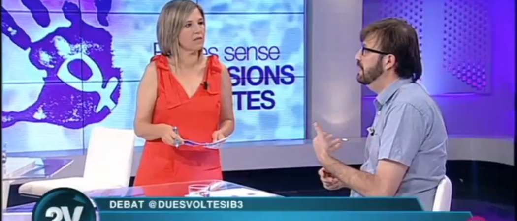 Participamos en programa “Dues voltes” de IB3: agresiones sexistas en fiestas