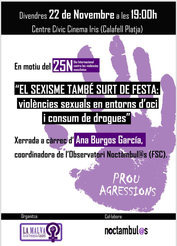 Xerrada amb la Malva Acció Feminista - Calafell