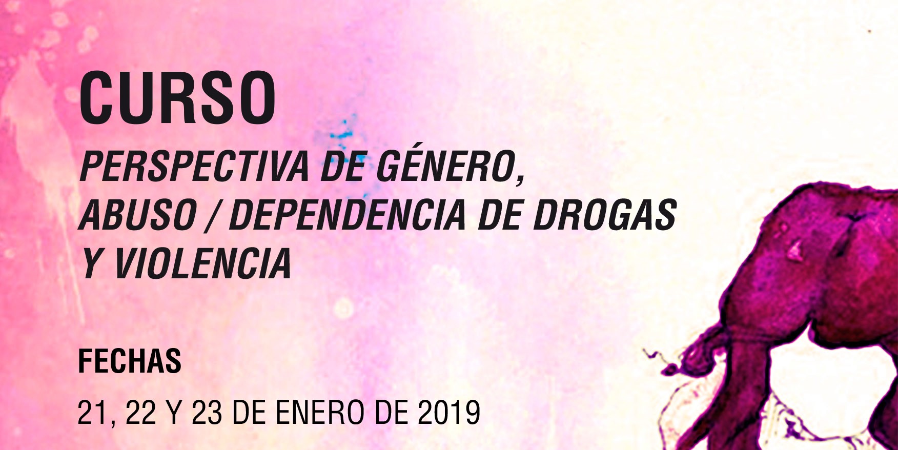 Curso “Perspectiva de género, abuso/dependencia de drogas y violencia”