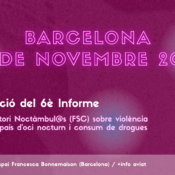 Guarda’t la data! 23 de novembre de 2026: Jornada de presentació del 6è Informe de l’Observatori Noctàmbul@s (FSC)