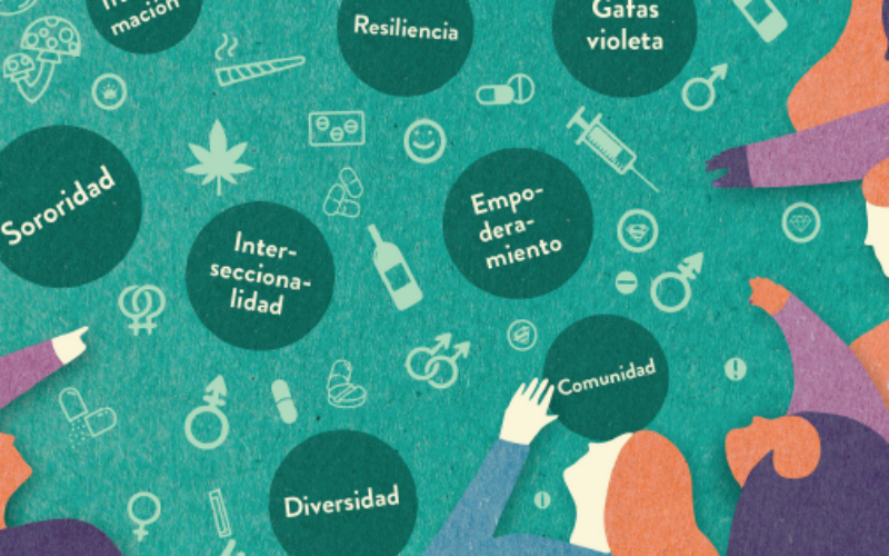 ¡Nuevo material!: MIRADAS FEMINISTAS AL ABORDAJE DE DROGAS. Guía breve para la incorporación de la perspectiva de género en el ámbito de drogas