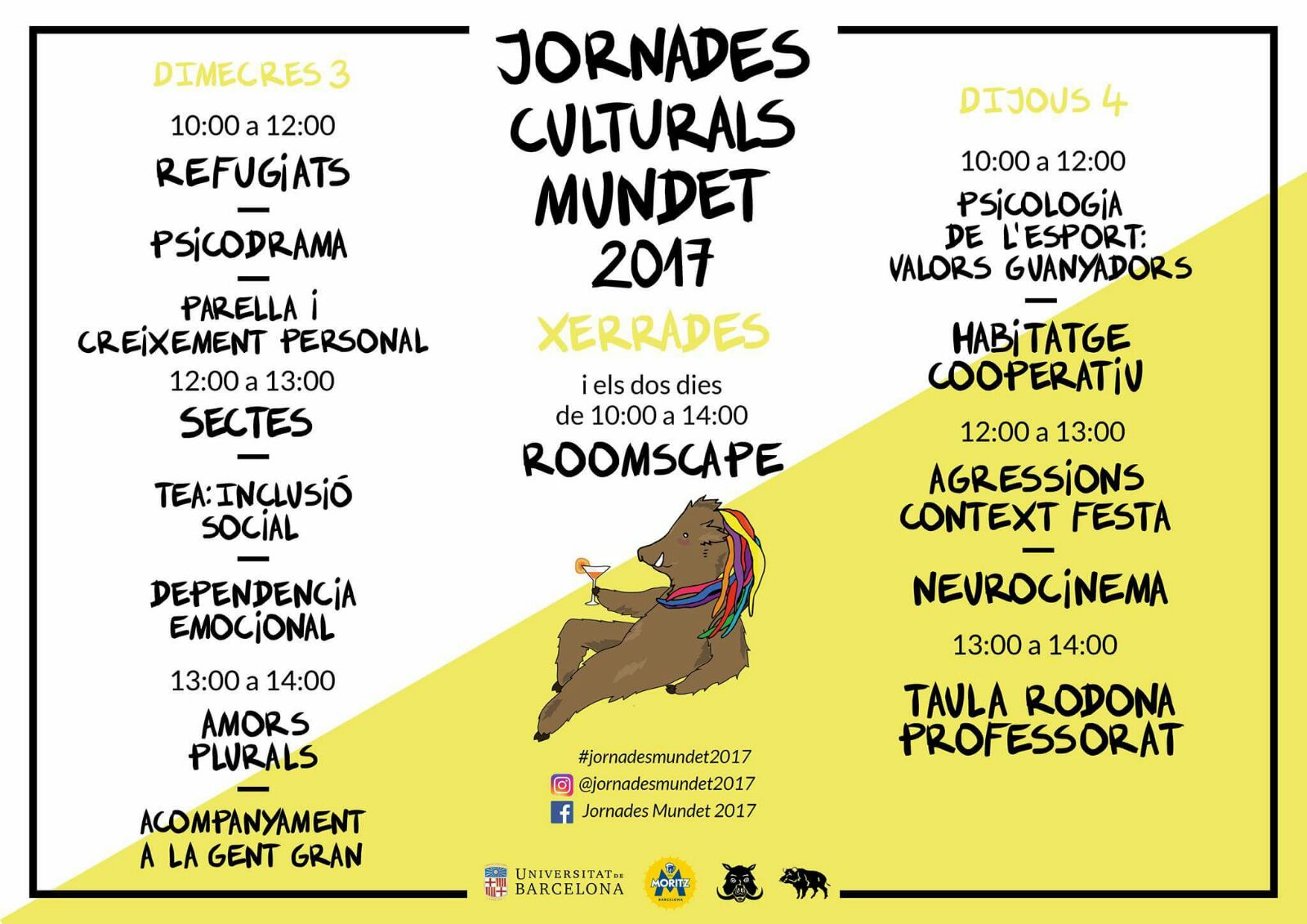 Charla "agresiones sexistas en contextos festivos" en Jornades Mundet