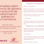 Jornadas «Violencia de género y consumo de sustancias en población universitaria»