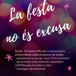 Formació "La festa no és excusa" - Lleida
