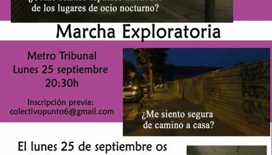 Marcha exploratoria por espacios de ocio nocturno con el Col.lectiu Punt 6 en Madrid