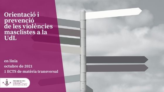 Curs "Orientació i prevenció de violències masclistes a la UdL" // On line