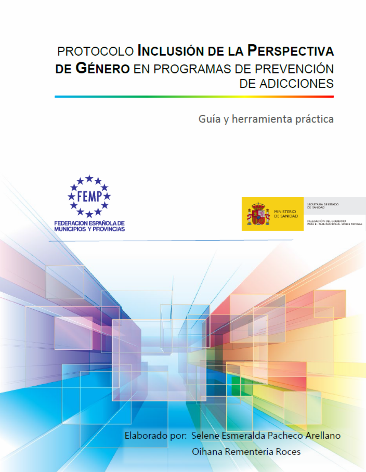 Protocolo Inclusión de la perspectiva de género en programas de prevención de adicciones