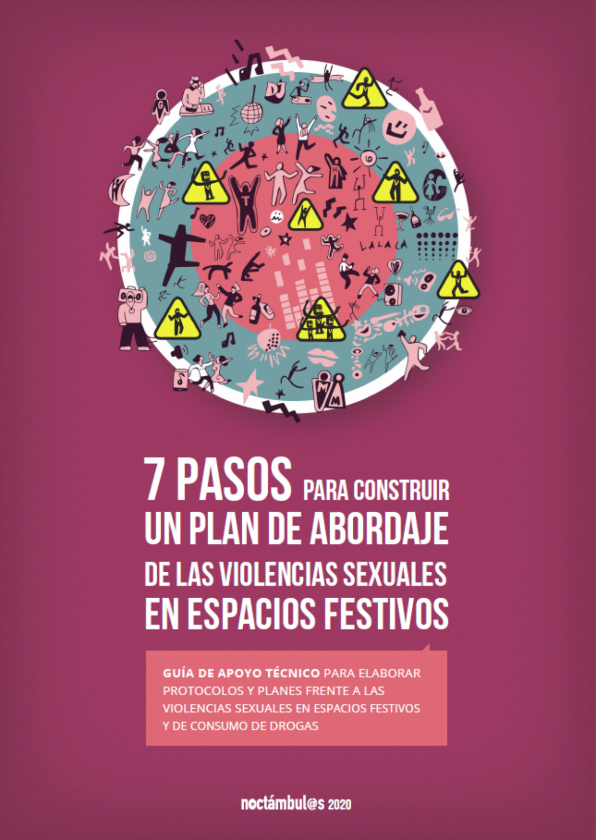 Guía 7 pasos para construir un plan de abordaje de las violencias sexuales en espacios festivos