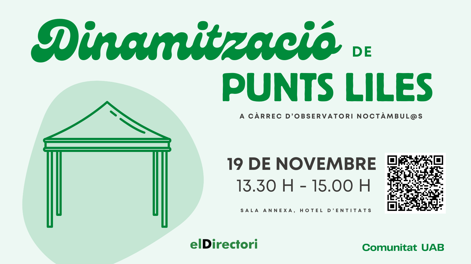 Formació "Prevenció de violències en l'oci: dinamització dels Punts Liles" // Universitat Autònoma de Barcelona