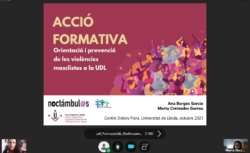 El Observatorio Noctámbul@s de FSC finaliza la formación sobre orientación y prevención de violencias machistas en la Universidad de Lleida