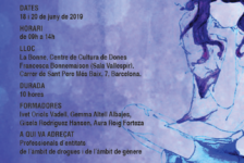 Curs «Perspectiva de gènere i drogues». Barcelona