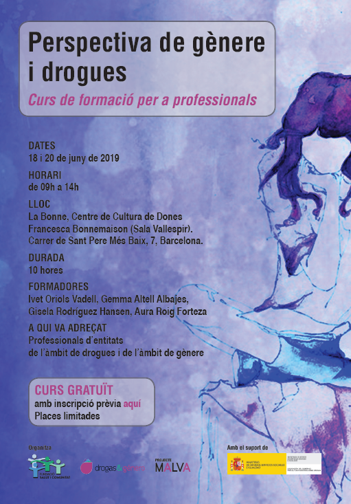 Perspectiva de gènere i drogues. Curs per a professionals