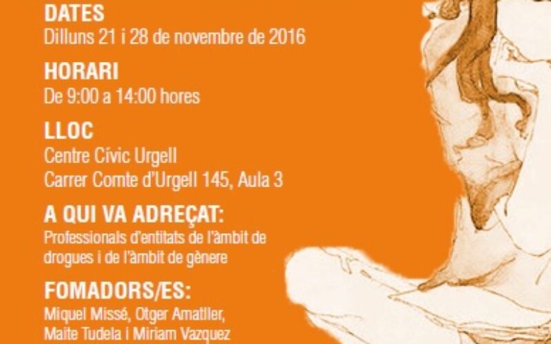 Nueva edición del curso Perspectiva de género y drogas- PLAZAS AGOTADAS